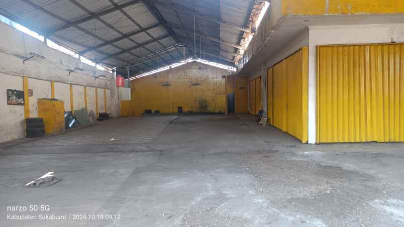 dijual ruko gudang kantor jl raya cibatu cisaat no