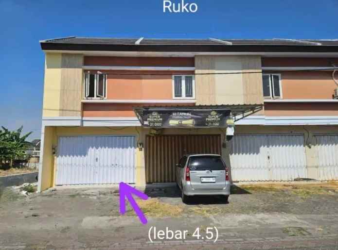 dijual ruko gudang kantor raya gunung anyar