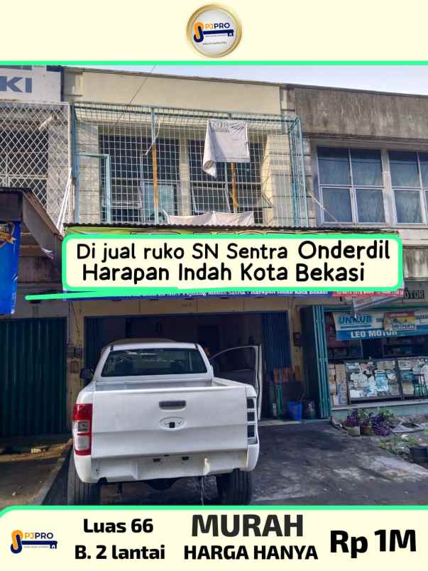 dijual ruko gudang kantor sentra onderdil