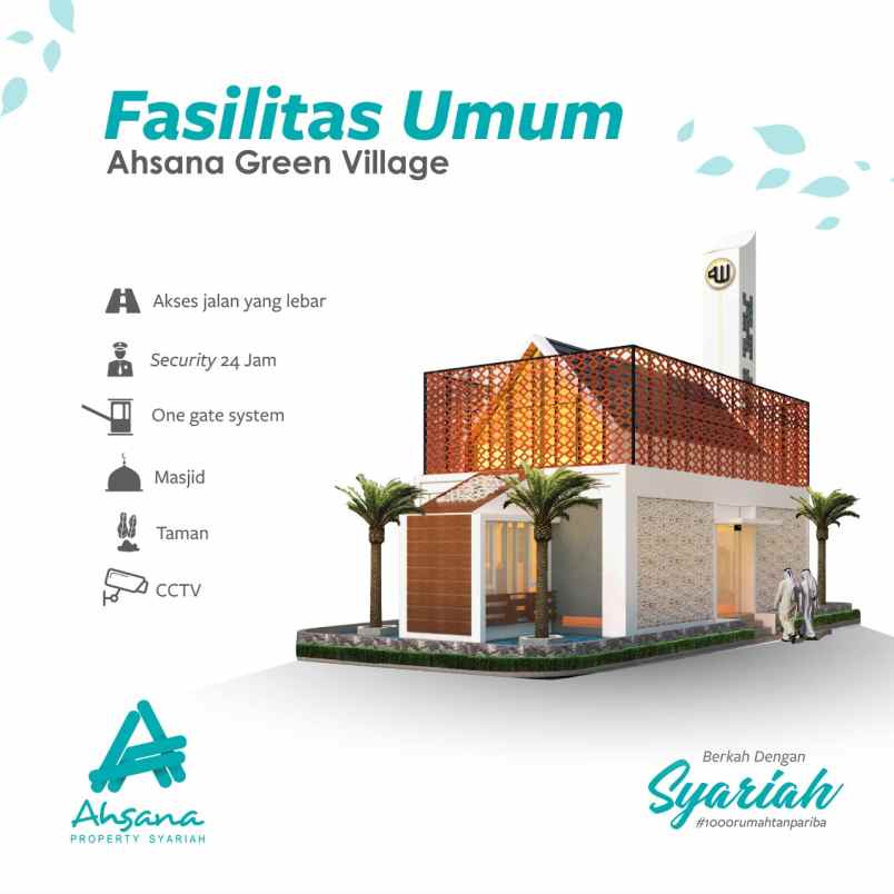 dijual rumah ahsana green village