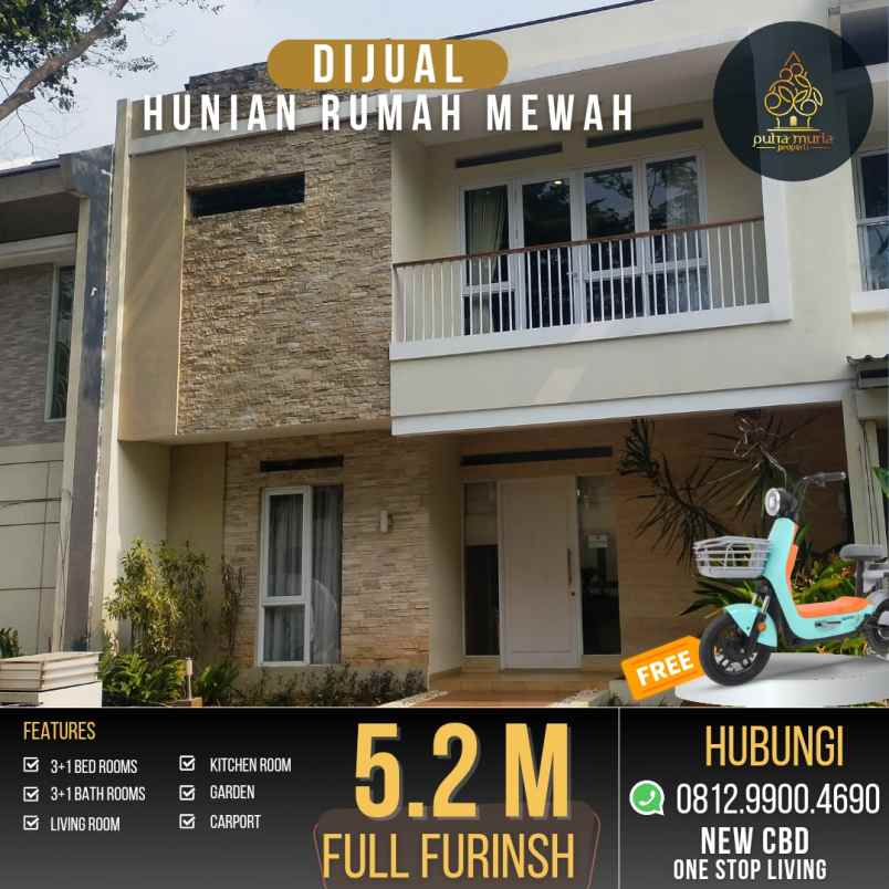 dijual rumah aria