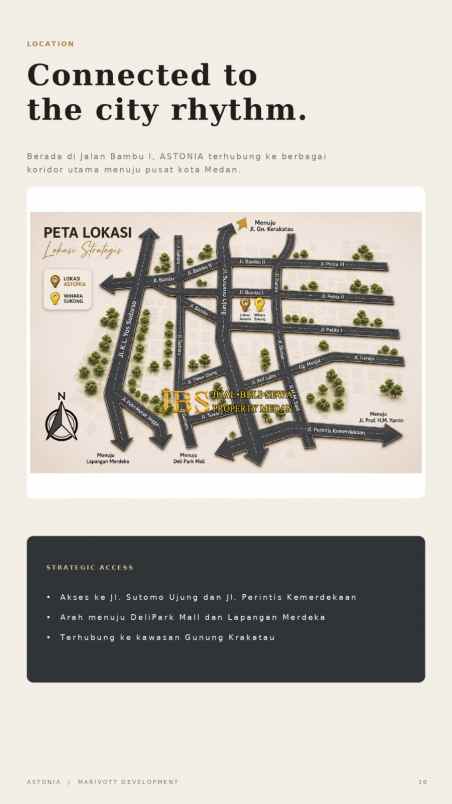 dijual rumah astonia jalan bambu i medan