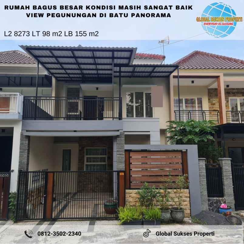 dijual rumah batu panorama