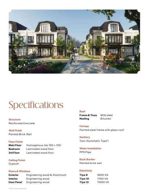 dijual rumah bellefont east the springs