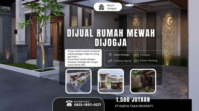 dijual rumah bhumi palagan jl kesatuan