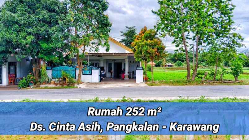 dijual rumah cantik view sawah gunung