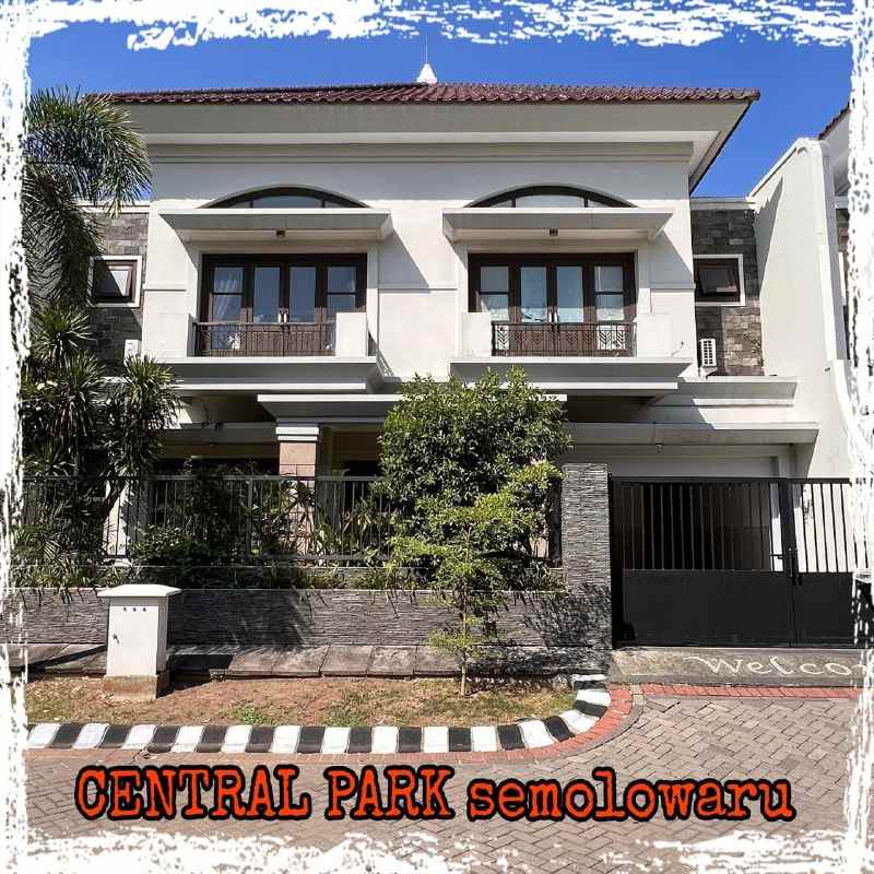 dijual rumah central park semolowaru