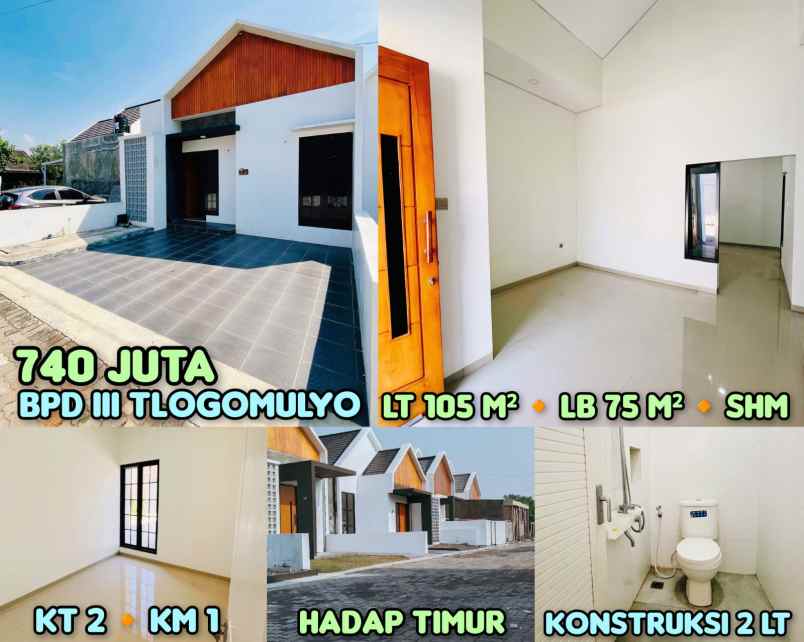 dijual rumah di perum bpd lll tlogomulyo semarang