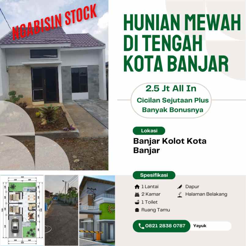 dijual rumah dipati ukur