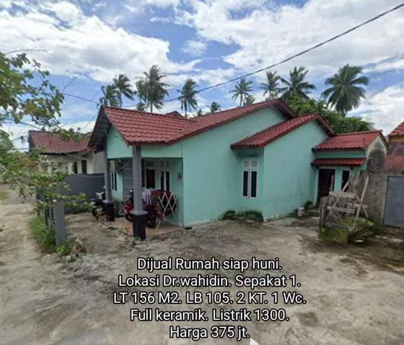 dijual rumah dr wahidin