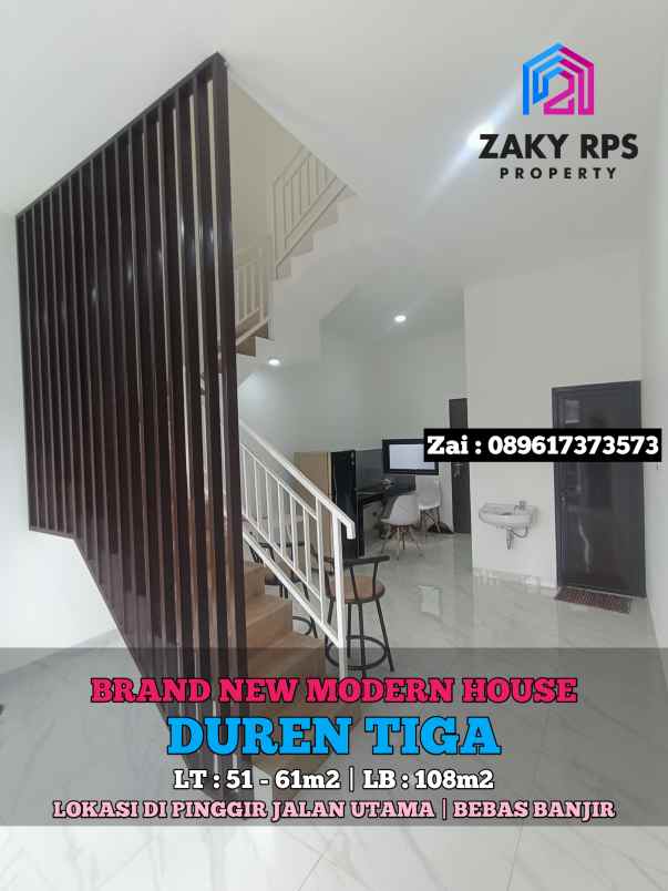 dijual rumah duren tiga