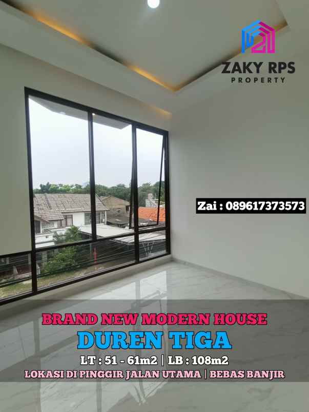 dijual rumah duren tiga