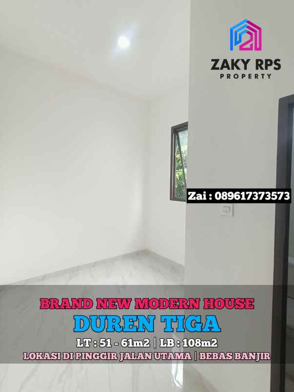 dijual rumah duren tiga