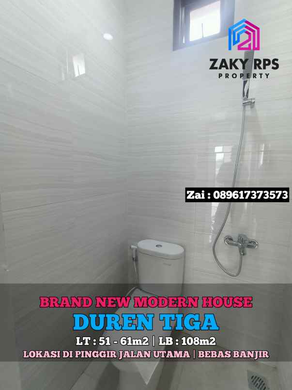 dijual rumah duren tiga