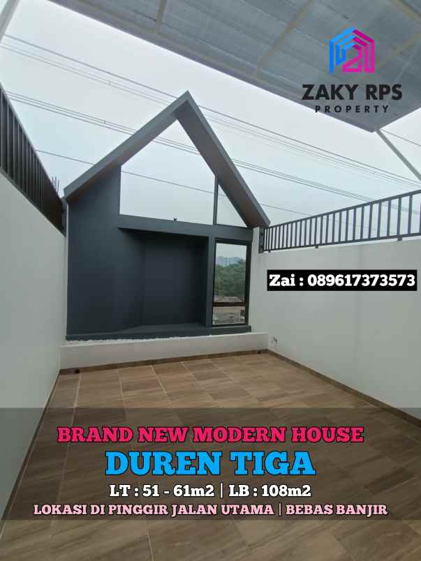 dijual rumah duren tiga