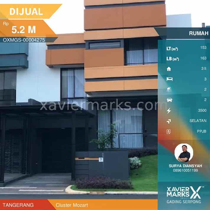 dijual rumah gading serpong