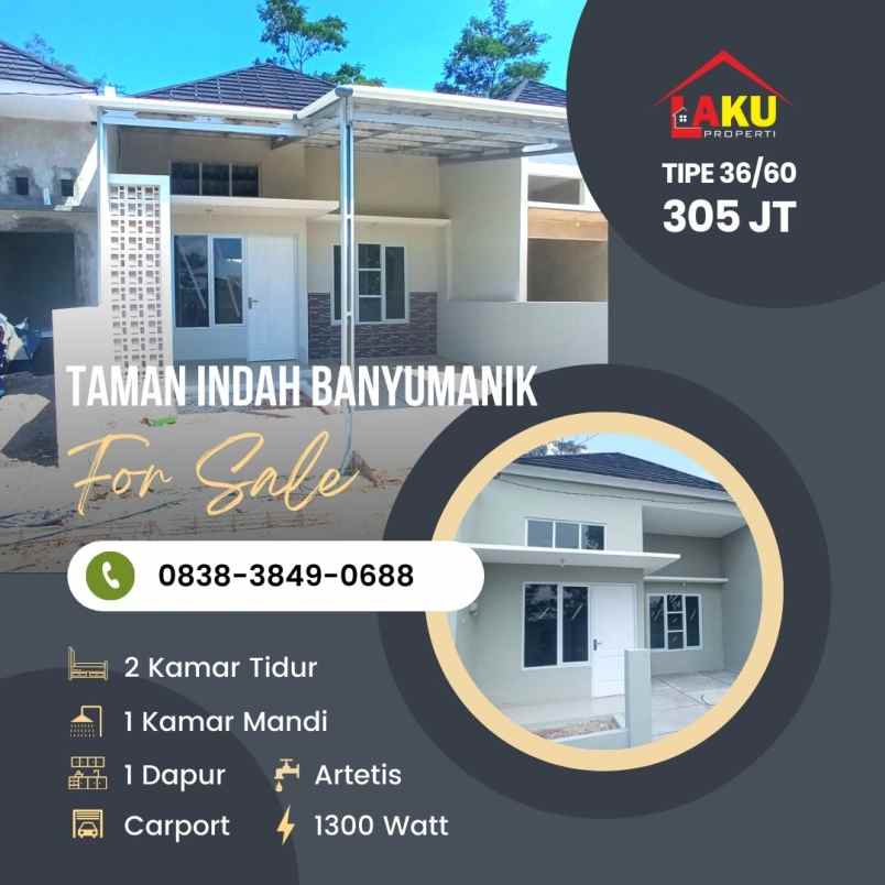 dijual rumah gedawang banyumanik semarang