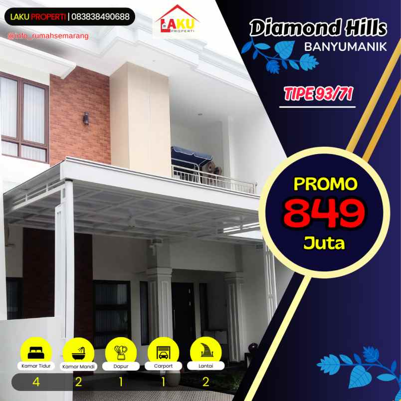 dijual rumah grafika banyumanik