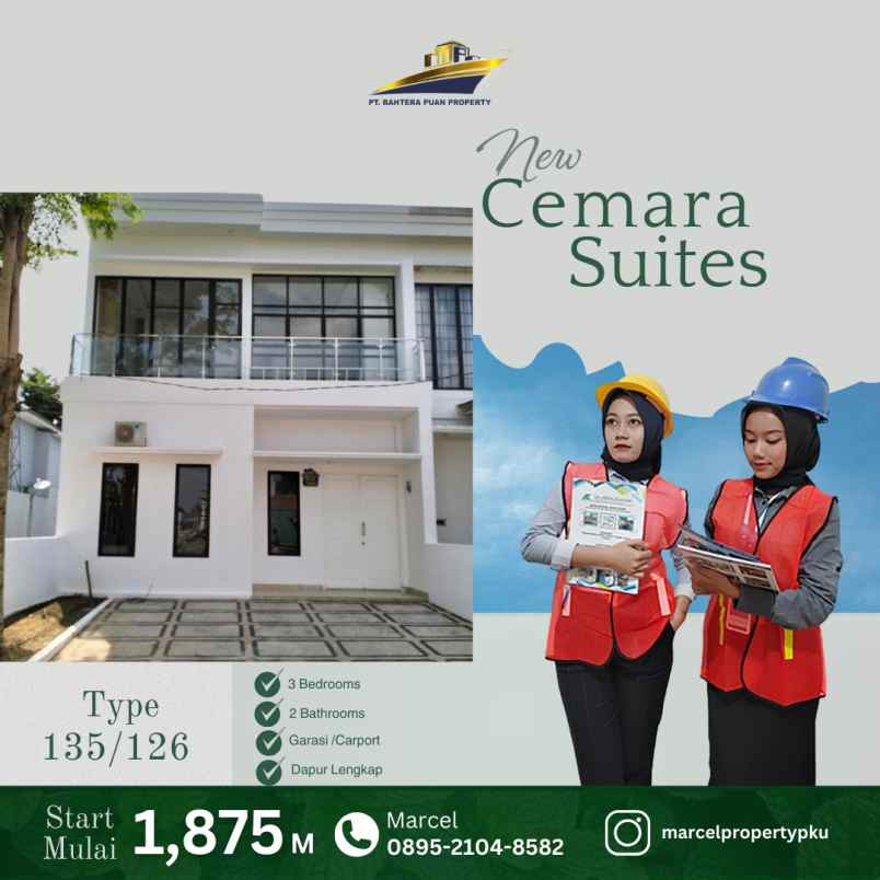 dijual rumah jalan cemara