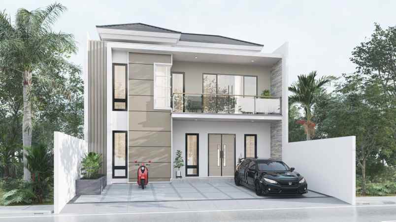 dijual rumah jalan cemara gading pekanbaru