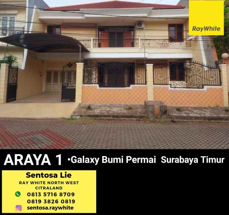 dijual rumah jalan galaxy bumi permai