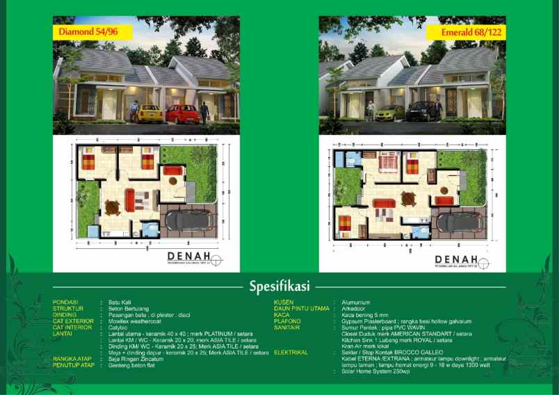 dijual rumah jalan griya salaman permai