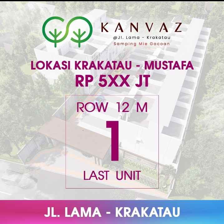 dijual rumah jalan lama krakatau