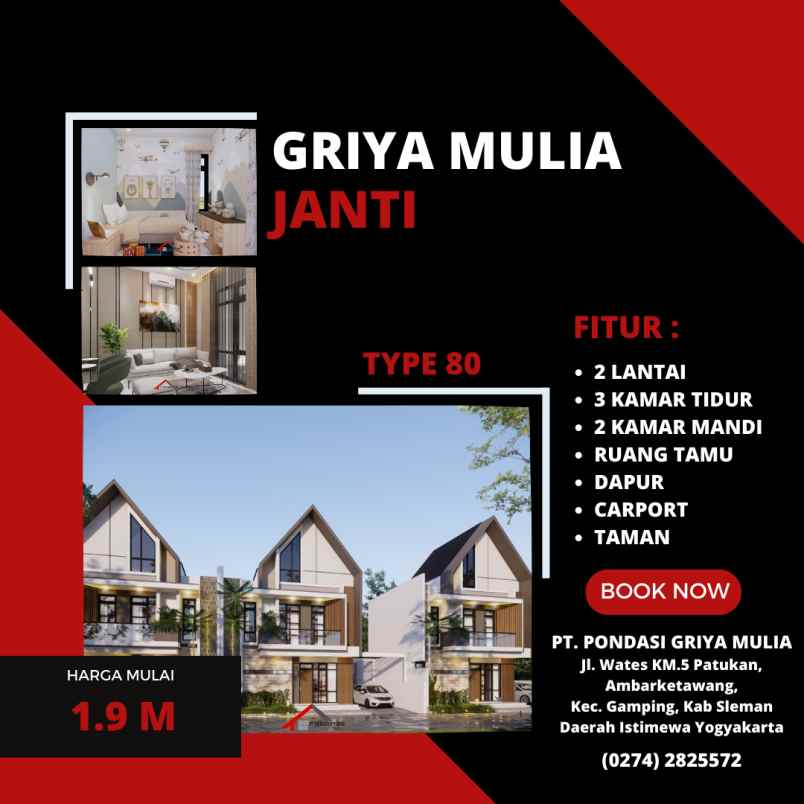 dijual rumah jalan ori 1