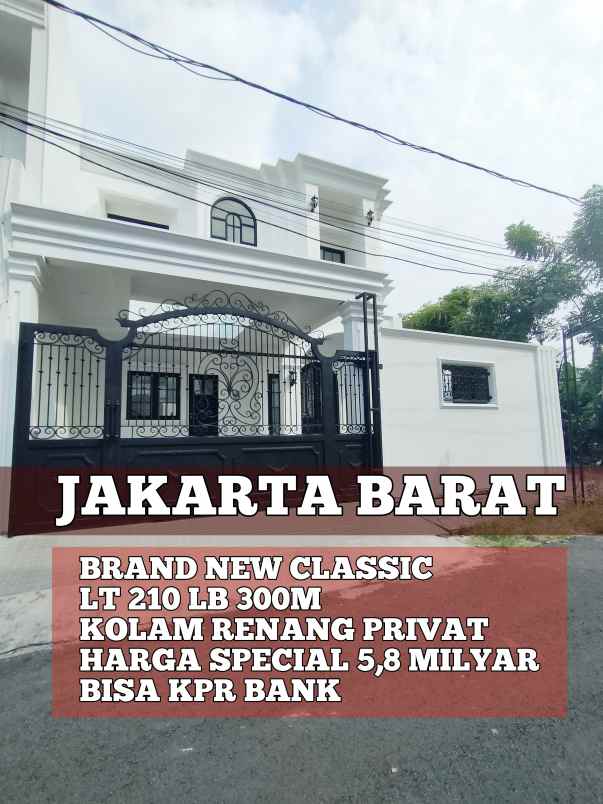 dijual rumah jalan raya joglo jakarta