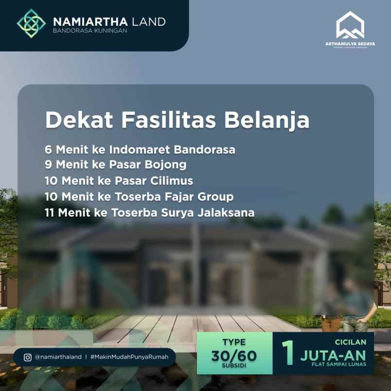 dijual rumah jl bandorasa kulon kec