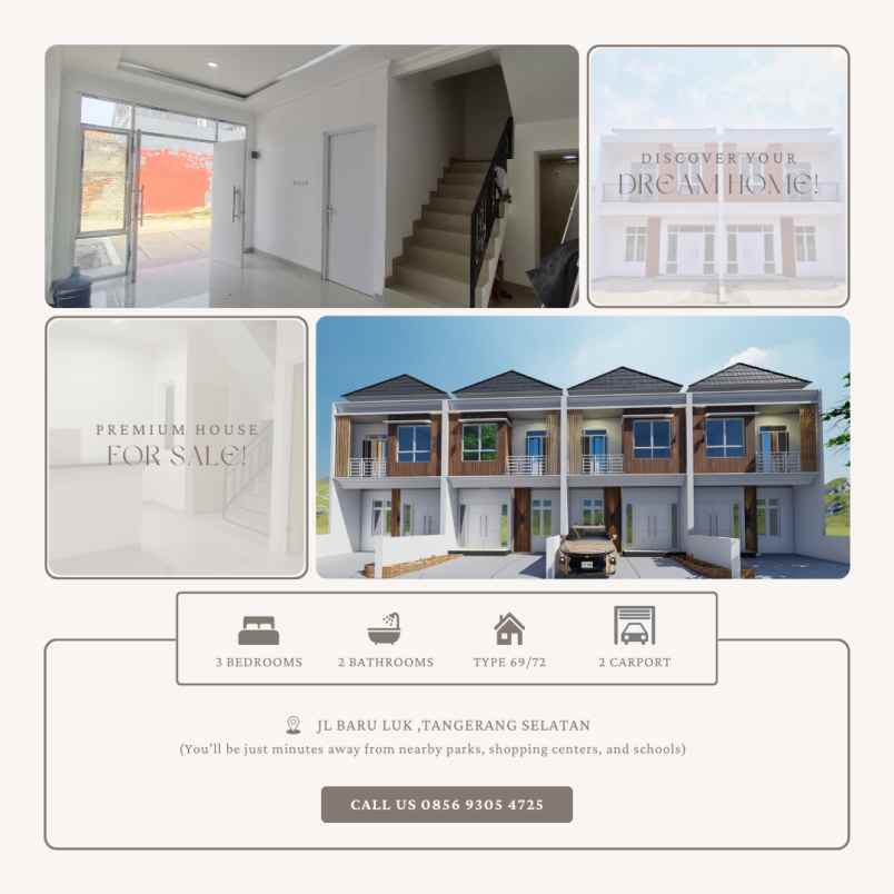 dijual rumah jl baru luk bakti jaya