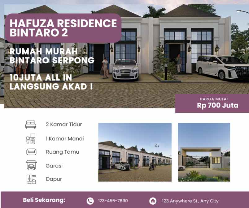 dijual rumah jl bintaro bsd lengkong