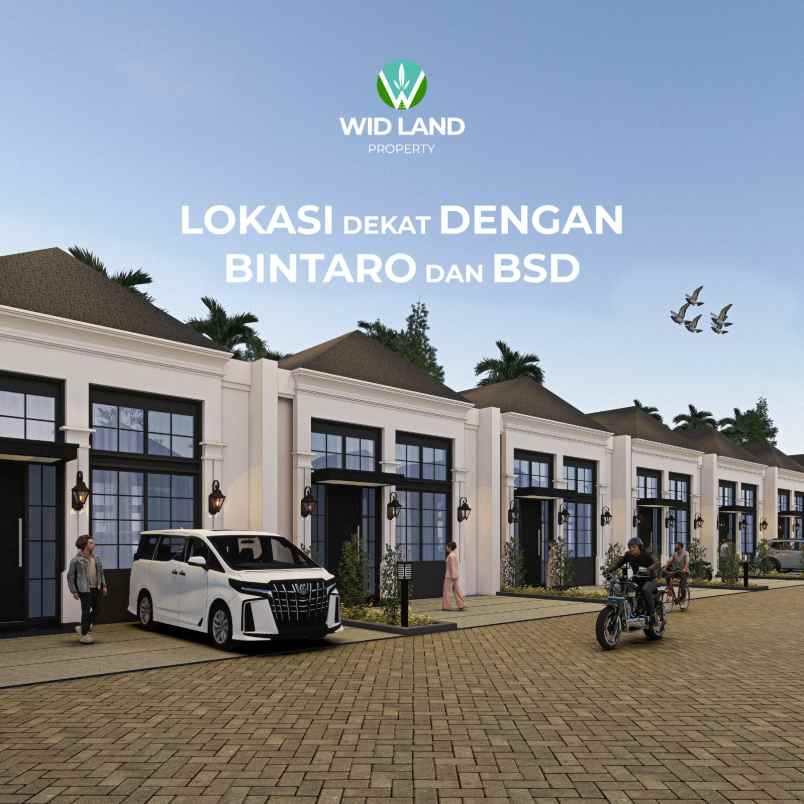 dijual rumah jl bintaro bsd lengkong