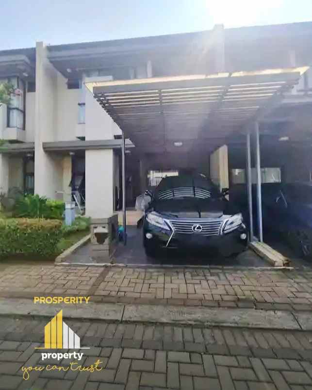 dijual rumah jl bsd raya vanya park