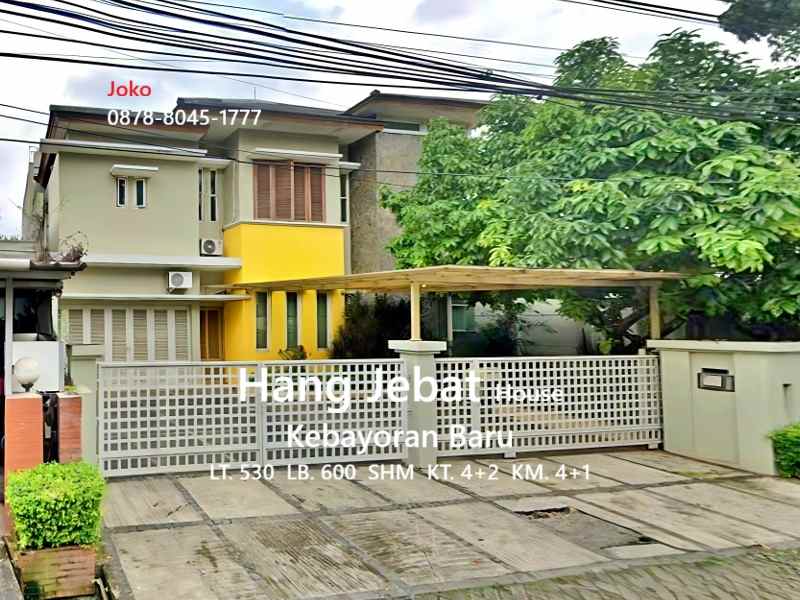 dijual rumah jl hang jebat