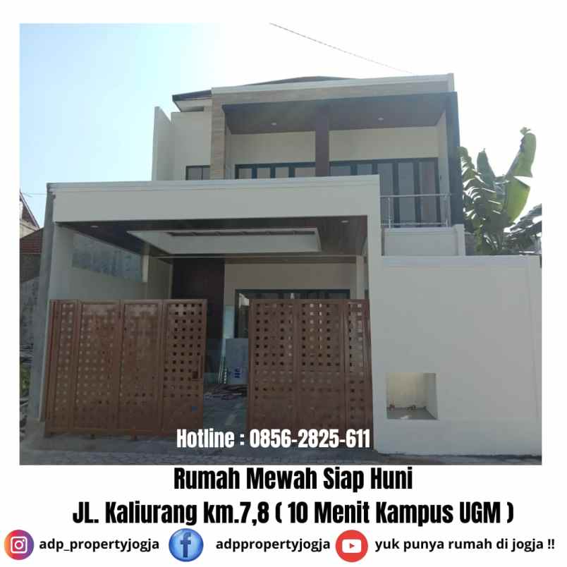 dijual rumah jl kaliurang km 7 8