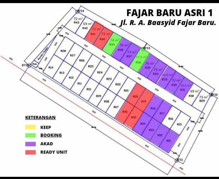 dijual rumah jl r a baasyid fajar baru