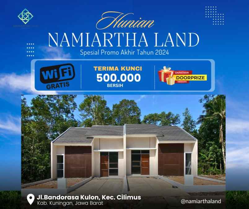 dijual rumah jl raya amengkang mundu