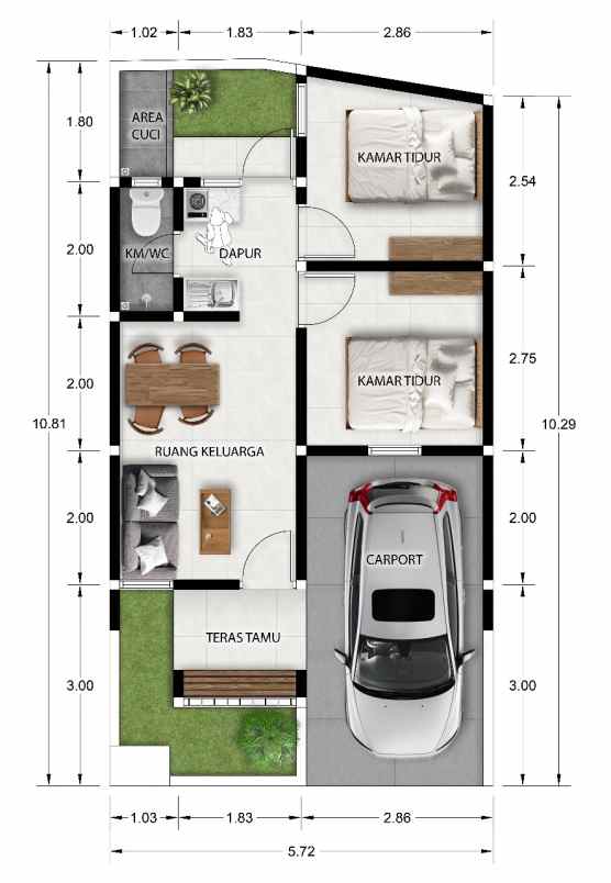 dijual rumah jl raya pandaan bangil no