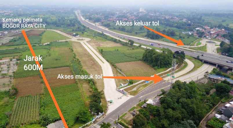 dijual rumah jl ringroad tiga bogor