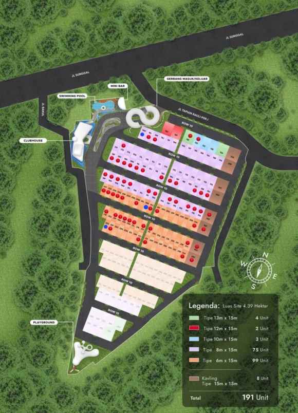 dijual rumah jl tapian nauli pasar 1