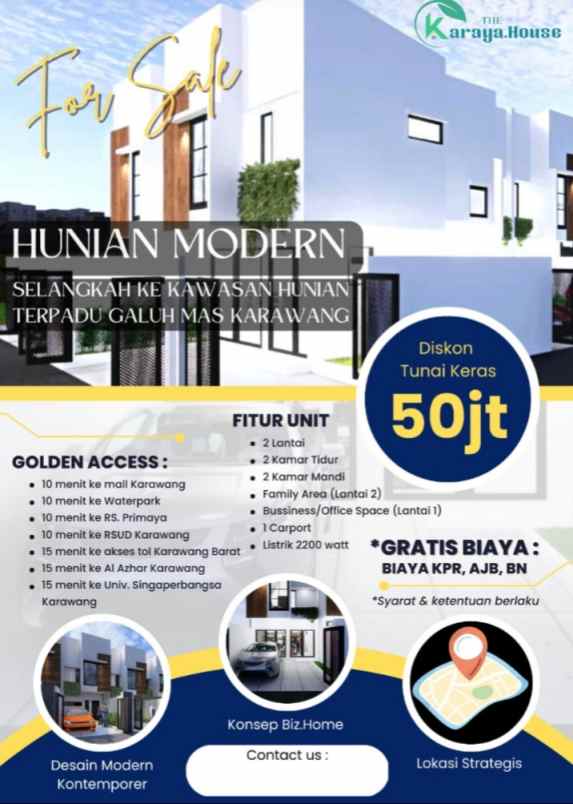 dijual rumah karawang