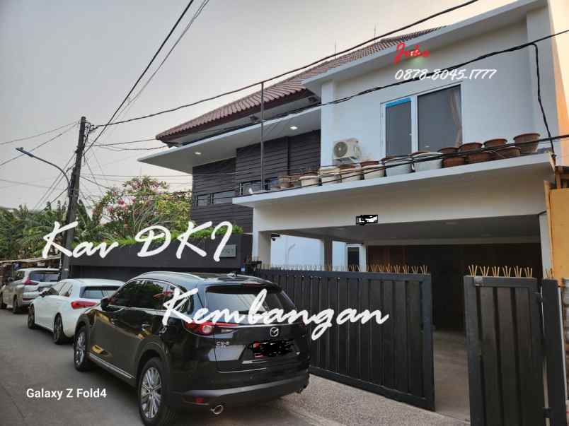 dijual rumah kavling dki meruya