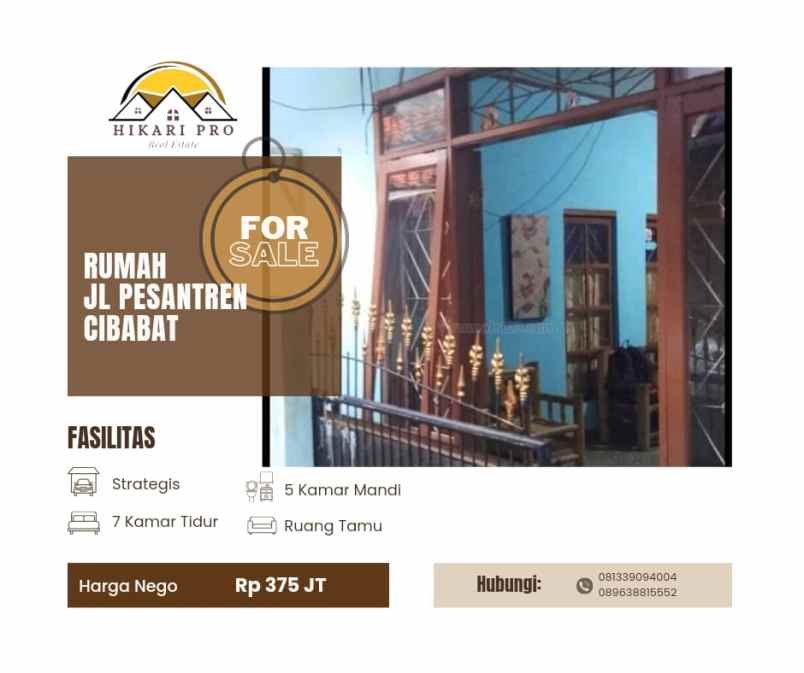 dijual rumah kec cimahi utara