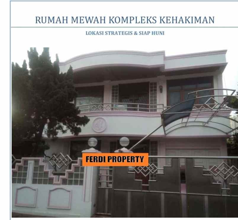 dijual rumah komplek kehakiman cipinang