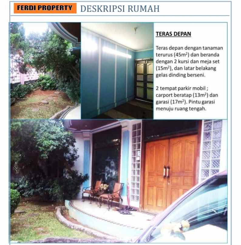 dijual rumah komplek kehakiman cipinang