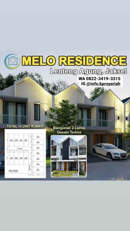 dijual rumah lenteng agung