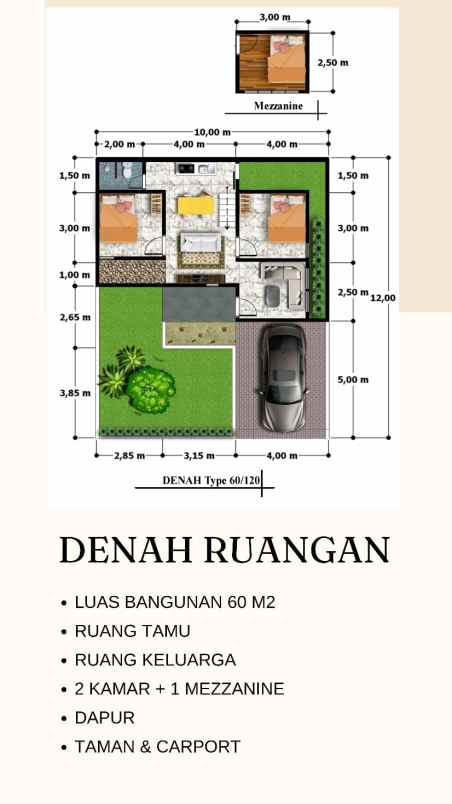 dijual rumah minimalis di magelang