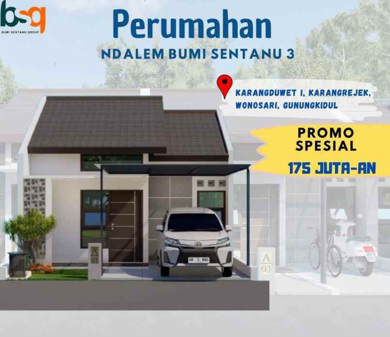 dijual rumah ndalem bumi sentanu 3