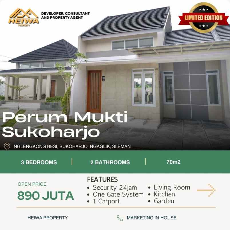 dijual rumah nglengkong besi sukoharjo